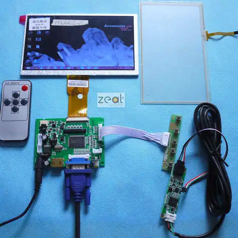 7 &quotRaspberry Pi ЖК-дисплей Сенсорный экран Дисплей TFT монитор AT070TN90 с сенсорным Экран