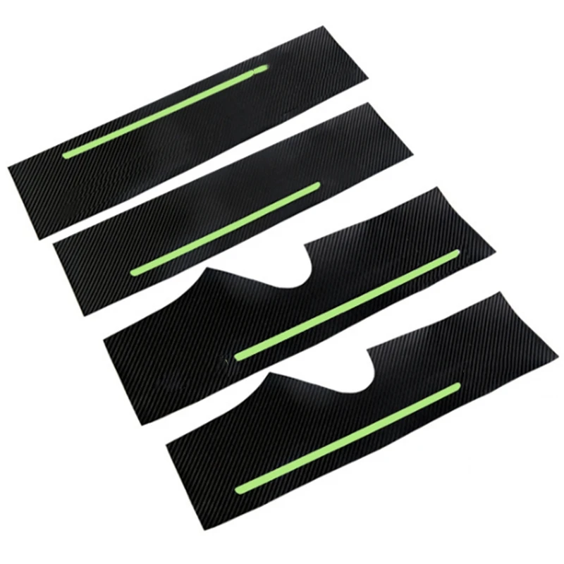 

4Pcs Fashion Sticker Car Door Sill Protector Sticker