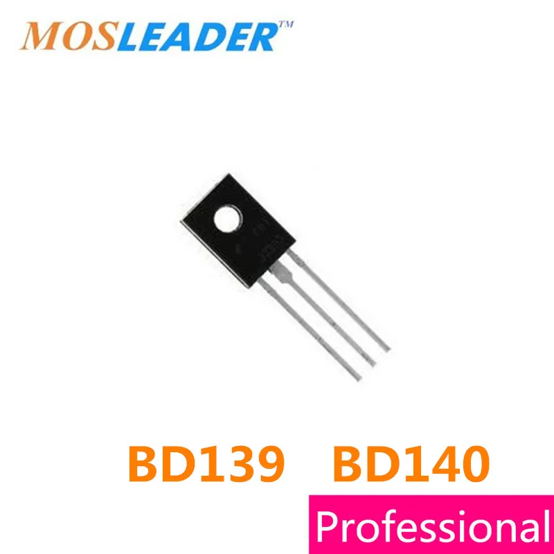 DIP 1000 шт. BD139 BD140 TO126 SOT32 500mA 0.5A 40V 1.5A 60V NPN PNP Силовые транзисторы китайские