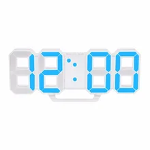 Modern Design Large Size Digital LED Wall Clock Watch Unique Vintage Home Decoration Timer Watch Alarm Clocks Hot New