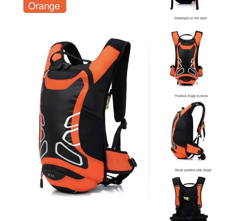 Cheap 12L Bicycle Cycling Backpack MTB Outdoor Enquipment Suspension Breathable Camping Hydration Backpack Riding Bicycle Water Bag 13