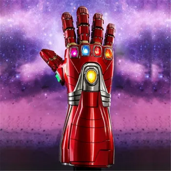 

1: 1 Took Light Thanos Gauntlet Gloves Cosplay Halloween Props Costume War Endgame 4 Quantum