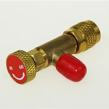 HS-1221 R410A заряжаемая система охлаждения адаптер переменного тока, кондиционер клапан зарядки 1/" SAE мужской до 5/16" SAE Famale предохранительный переходник