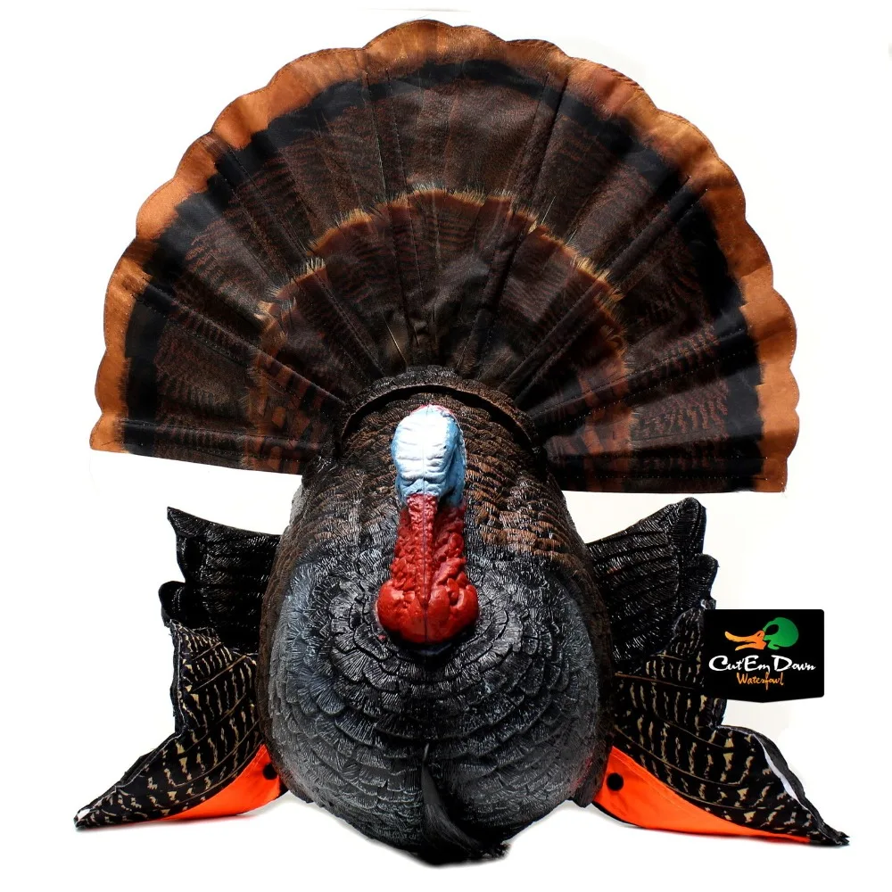 MOJO OUTDOORS SCOOT AND SHOOT TURKEY FAN MOTION DECOY BLIND HIDE JAKE