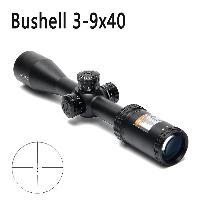 BUSHNELL 4,5-18x40 AR/223 Тактический Riflescope оптический прицел Crosshair Rifle Scope Long Distance охотничьи прицелы для снайперской винтовки - Цвет: 3 9 40