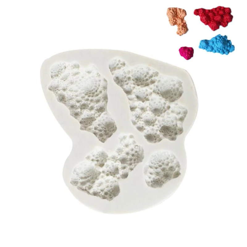 

Cake Silicone Mold Coral Shape Fondant Clay Soap Ice Cube Mould Pastry Biscuits Chocolate Mold Baking Cake Decorating Tools