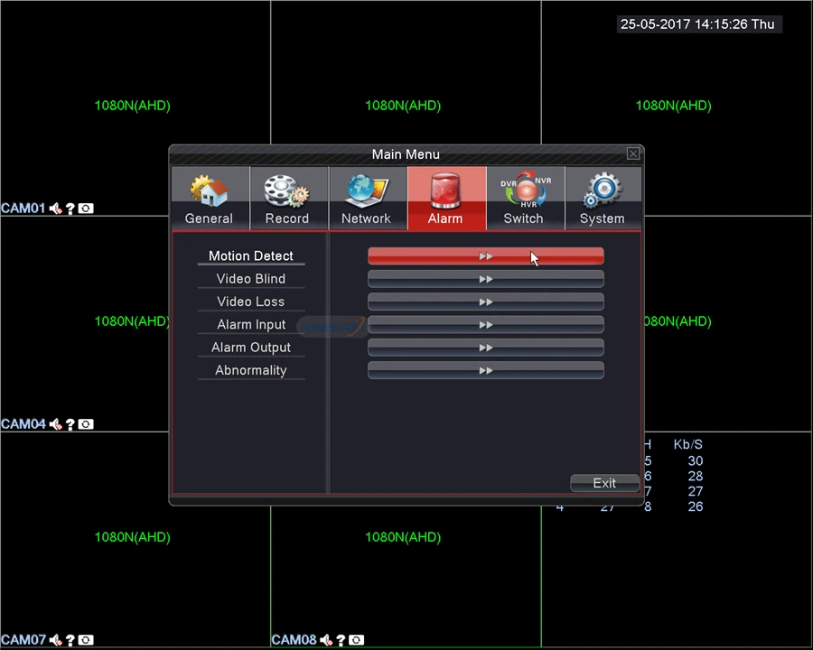 Фабрика 8CH 16CH AHD DVR 1080N 12fps видеорекордер наблюдения Камера сети канал протокола ONVIF IP NVR 1080 P многоязыковая сигнализация P2P