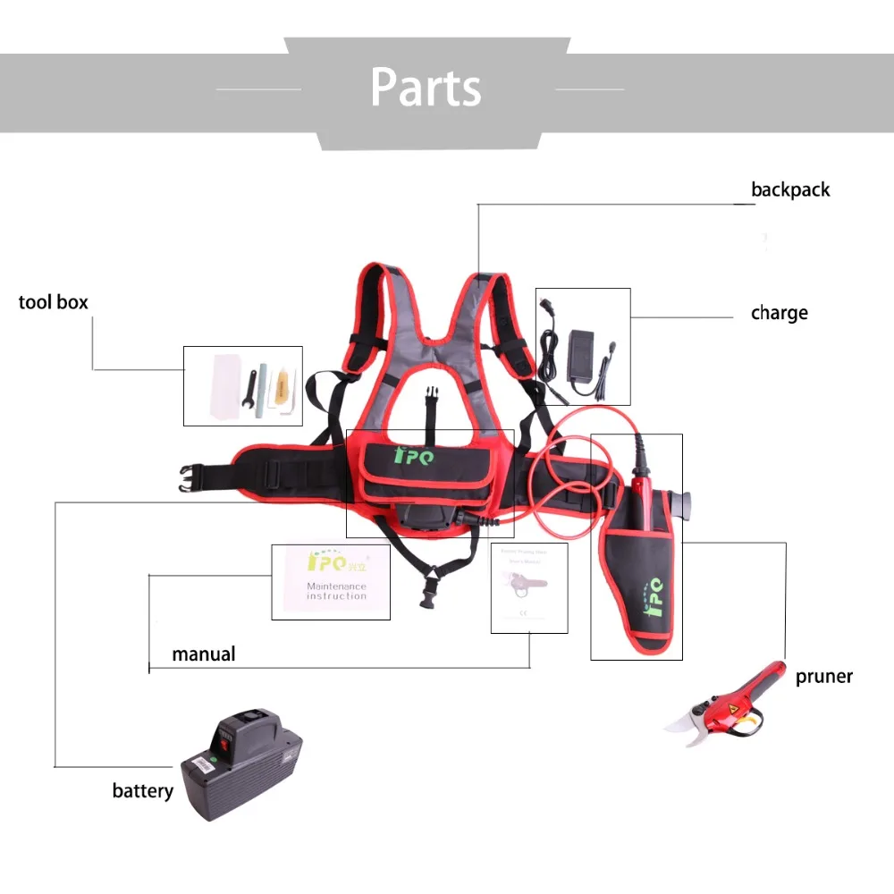orchard vineyard pruner garden electric pruning shears secateurs garden pruner CE pruner battery pruner