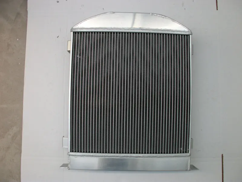 3 ряда для 1932 FORD HI-BOY STREET ROD W/CHEVY SBC V8 двигатель замена гриль оболочки рубленый W/CHEVY алюминиевый радиатор 32 AT/MT