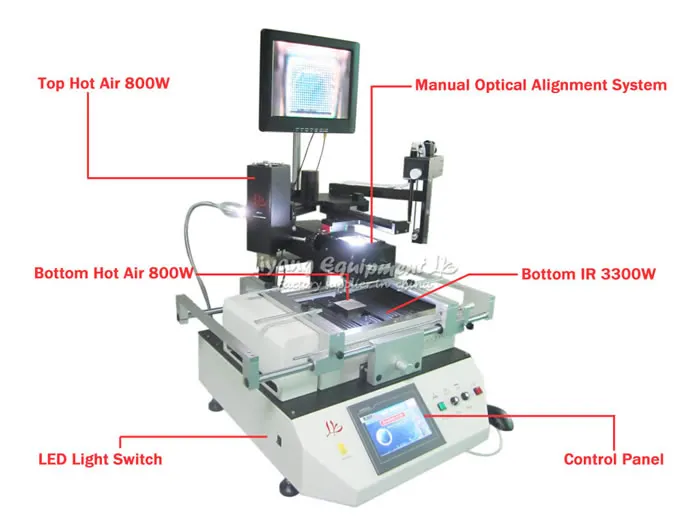 Автоматическая оптическое выравнивание паяльная станция LY SV550C с ccd camare пайки машины