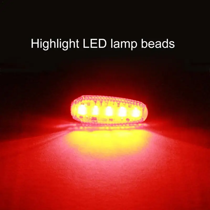 Discount Multi Functional Night Safety Warning Light Bicycle Light USB Rechargeable Bicycle Tail Light Red And Blue Color High Quality 5