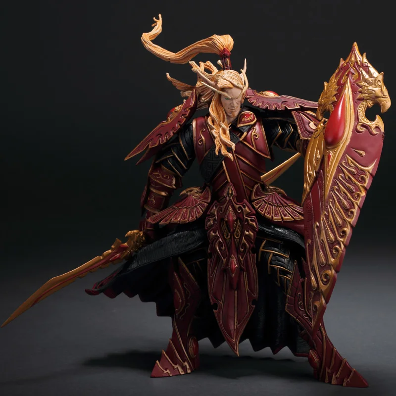 

8" Blood Knight Bloodelf Kael'thas Sunstrider Father Anasterian Sunstrider PVC Action Figure Collectible Model Toy BOX 20CM