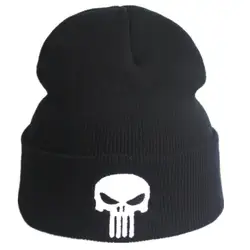 Call Duty Skull SPN шапка зимняя теплая шапочка хип-хоп вышитые Дастин черный красный вязаная шапка шляпа косплей подарок