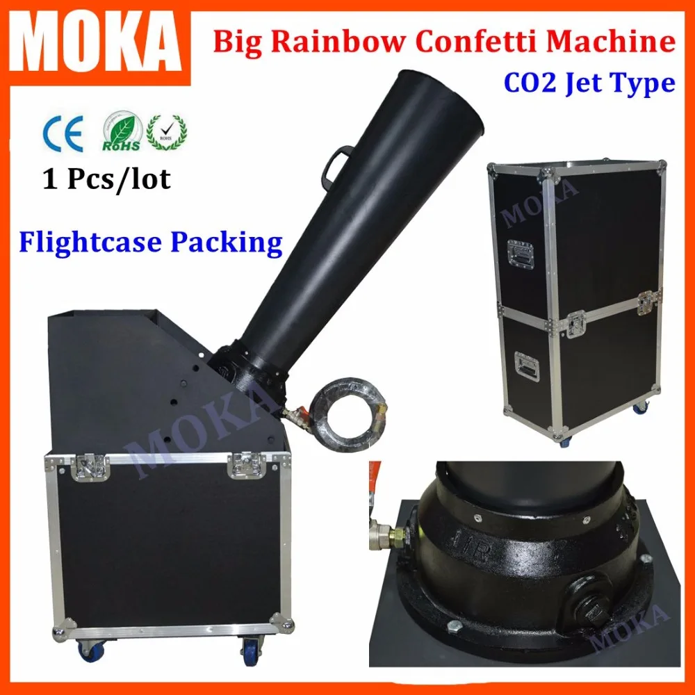 Flight Case Packing CO2 jet Confetti Machine stage FX Eject 15m hand control Rainbow Paper Machine Aluminium Cast co2 gas cannon цена Flight Case Packing CO2 jet Confetti Machine stage FX Eject 15m hand control Rainbow Paper Machine Aluminium Cast co2 gas cannon цены онлайн