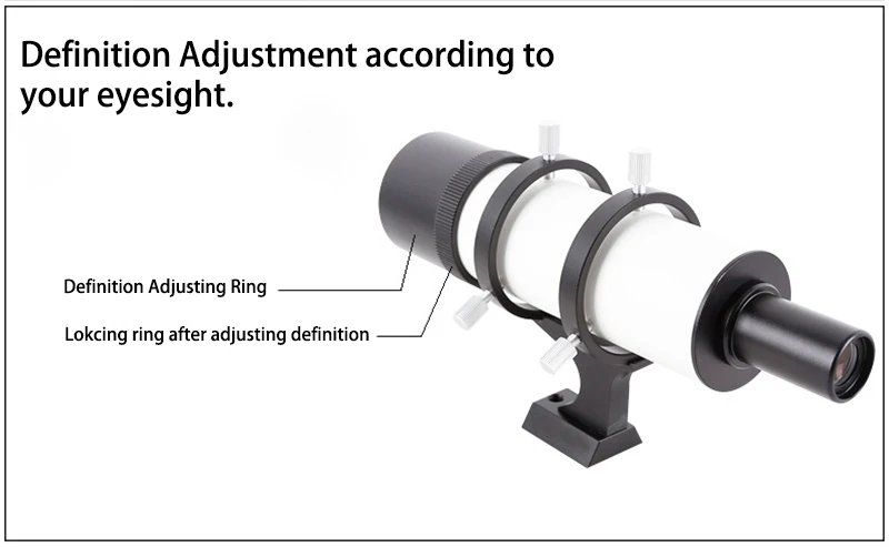50 мм Finderscope в различных увеличениях металлический Монокуляр Finder Scope с визуальным крестом сетка для астрономических телескопов
