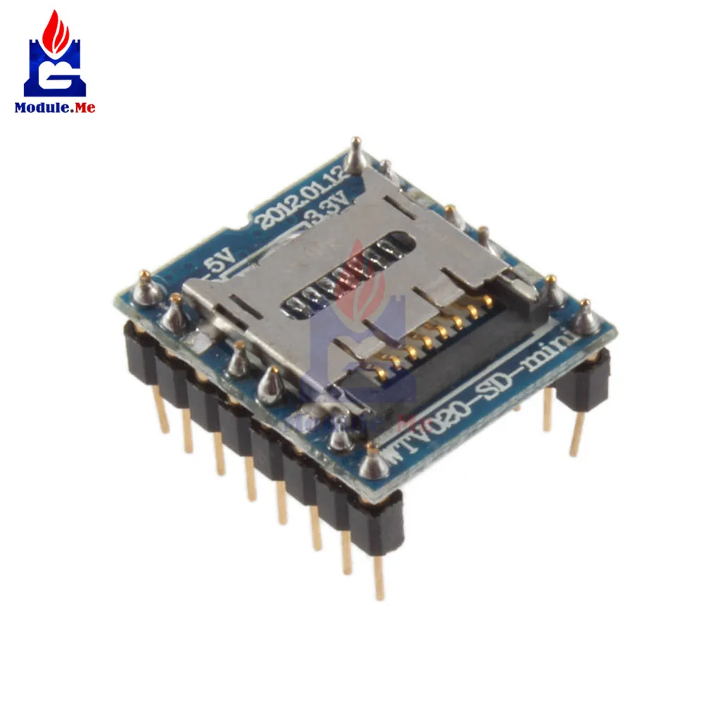 U-диск аудио играть Micro SD карты MP3 звук мини модуль для PIC для Arduino WTV020-SD-16P