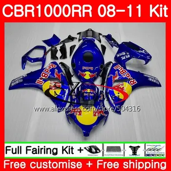 

Bodys For HONDA CBR1000 RR CBR 1000 RR 08 11 59HS7 CBR1000RR Hot sale blue 08 09 10 11 CBR 1000RR 2008 2009 2010 2011 Fairings
