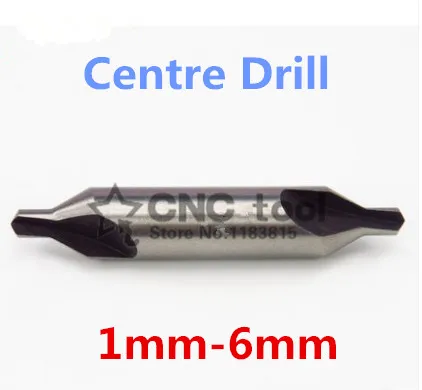 

Free Shipping 5PCS Dia 1.0mm-6.0mm A-Type Centre Drill Bits 60 degree Countersinks Bit Set Spotting Drill