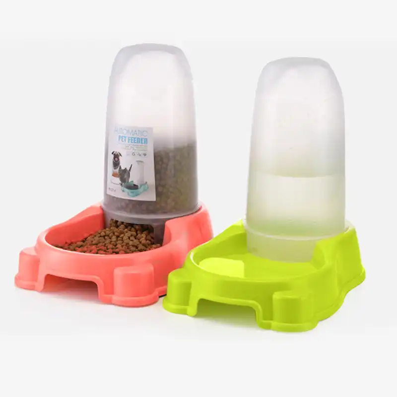 Pet Dog Cat Self Feeding Device Food Pot Rice Bowl Good Quality