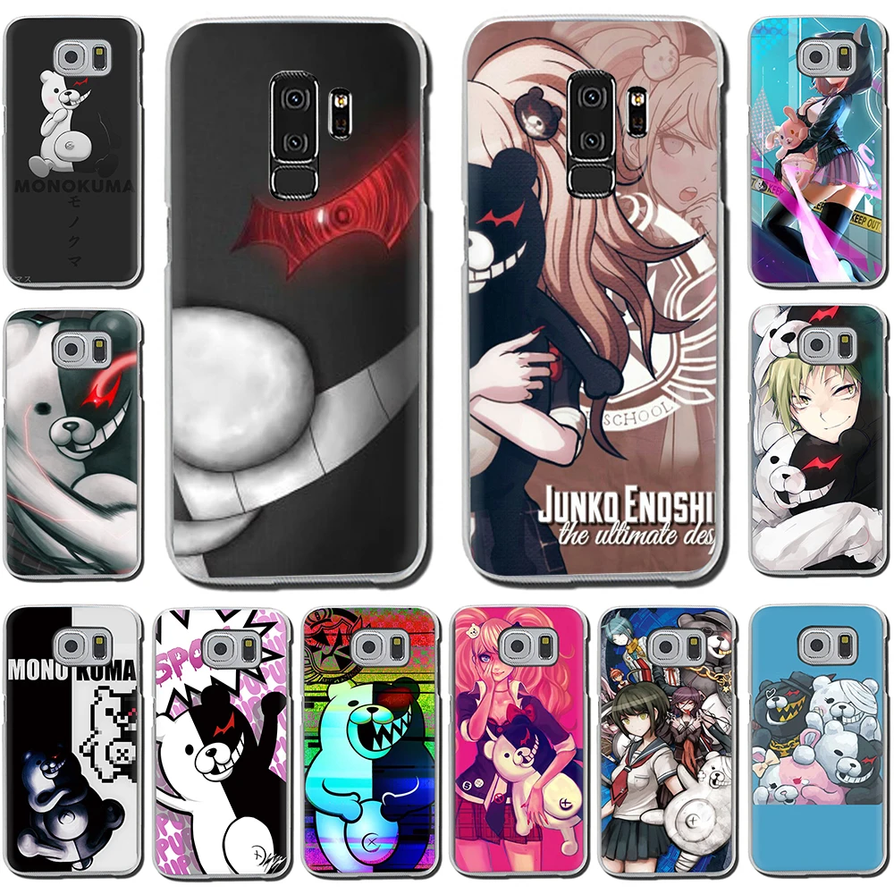 

Danganronpa monokuma Hard Phone Cover Case For Samsung Galaxy S6 7 Edge S8 9 Plus S10 E Plus Note8 9 M10 20 30