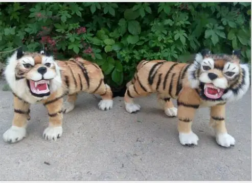 

Simulation Tiger Photography Props Simulation Leather Animals Home Decorations Send Friends Children 60cmX36cm