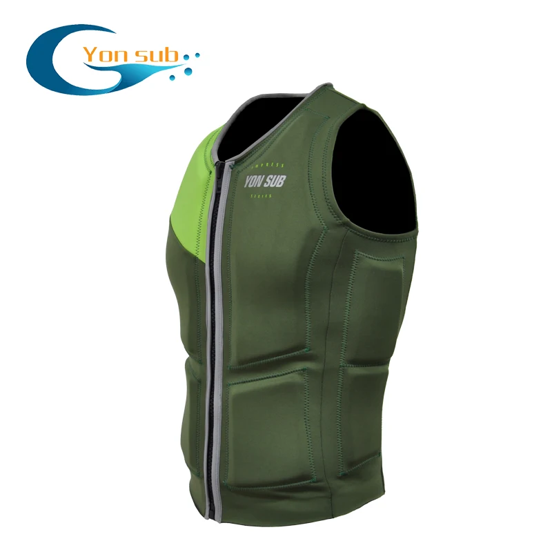 تصفح كاياك سترة نجاة الكبار الغوص سترة المياه معدات التزلج الرجال المضادة للاصطدام الحياة سترات للسباحة القوارب