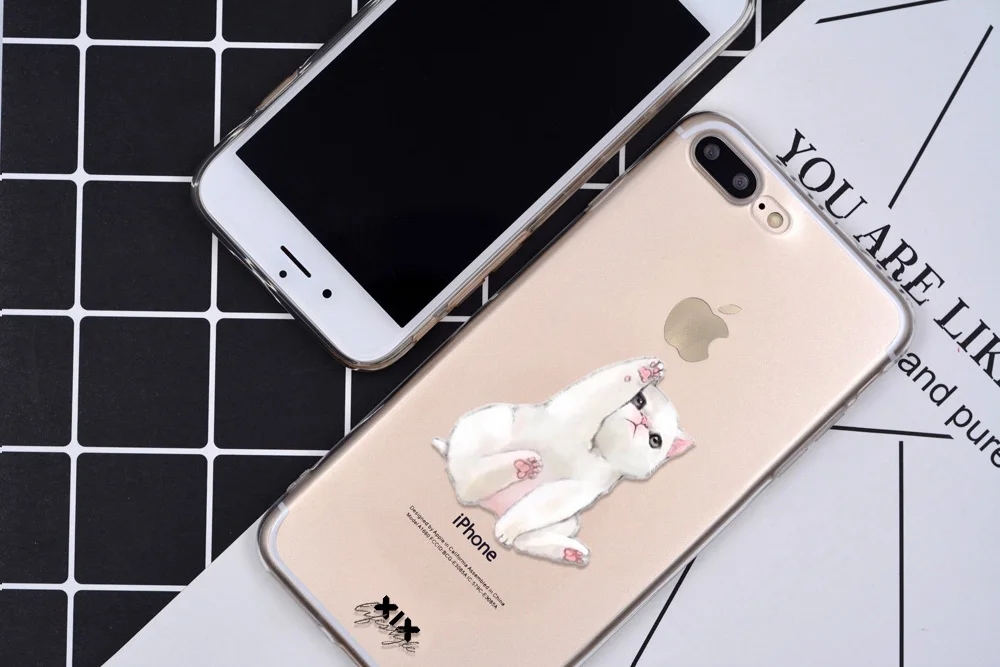 Чехол для iPhone 11 Pro, чехол для iPhone 5, 5S, 6, 6 S, 7, 8 Plus, X, XS, Max, милый динозавр, чехол для iPhone 7, мягкий ТПУ чехол для iPhone XR