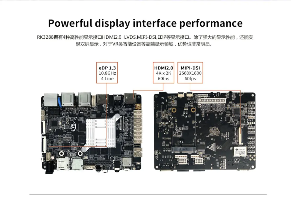 Против RK3288W Quad-Core 32-бит высокопроизводительный 2G DDR3 + 16 Гб памяти на носителе eMMC двойной камеры демонстрационная плата для AR Очки