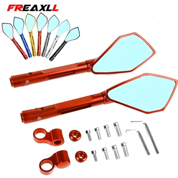 

Universal Motorcycle mirrors Aluminum CNC motorbike Side mirror rearview accessories For Honda MSX125 F4i CB600 HORNET CB650F