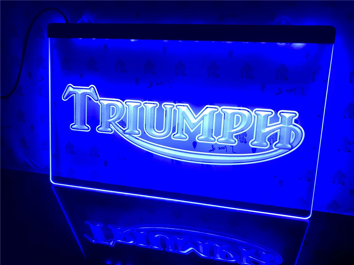 D051 светодиодная подсветильник ка для ремонта мотоциклов Triumph|Таблички и знаки| |