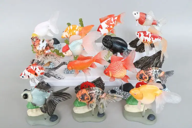 ПВХ фигурка модели игрушки gold fish 15 шт./компл.|Игровые фигурки и трансформеры| |