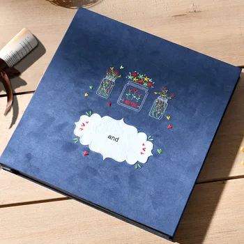 

Large Size 6 inch Photo Album Beautiful Arts High Quality Handmade DIY Picture Gallery Birthday Gift 21