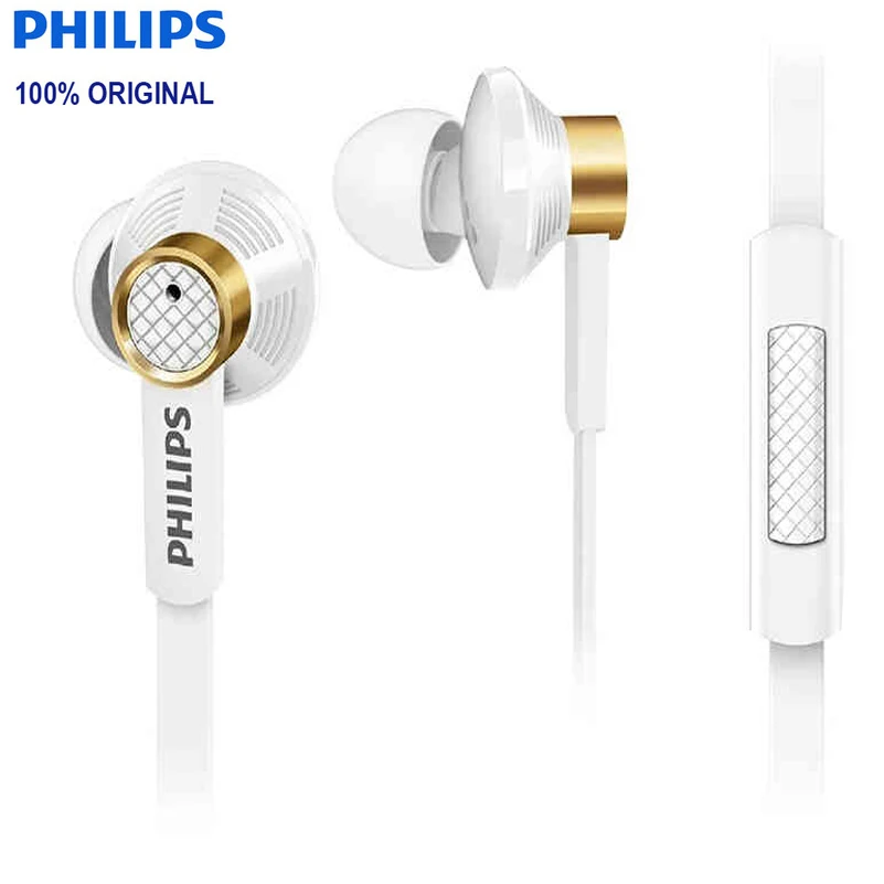 Philips Original Tx2 нанимает наушники HIFI Fever с шумоподавлением для Huawei xiaomi Phone|Наушники и