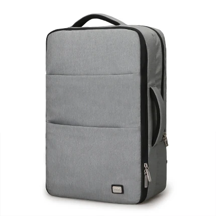 Mark Ryden, новинка, Большой Вместительный мужской рюкзак, водонепроницаемый, USB, дизайн, 17 дюймов, сумки для ноутбука, Мужская короткая дорожная сумка - Цвет: Gray USB 17 Inches