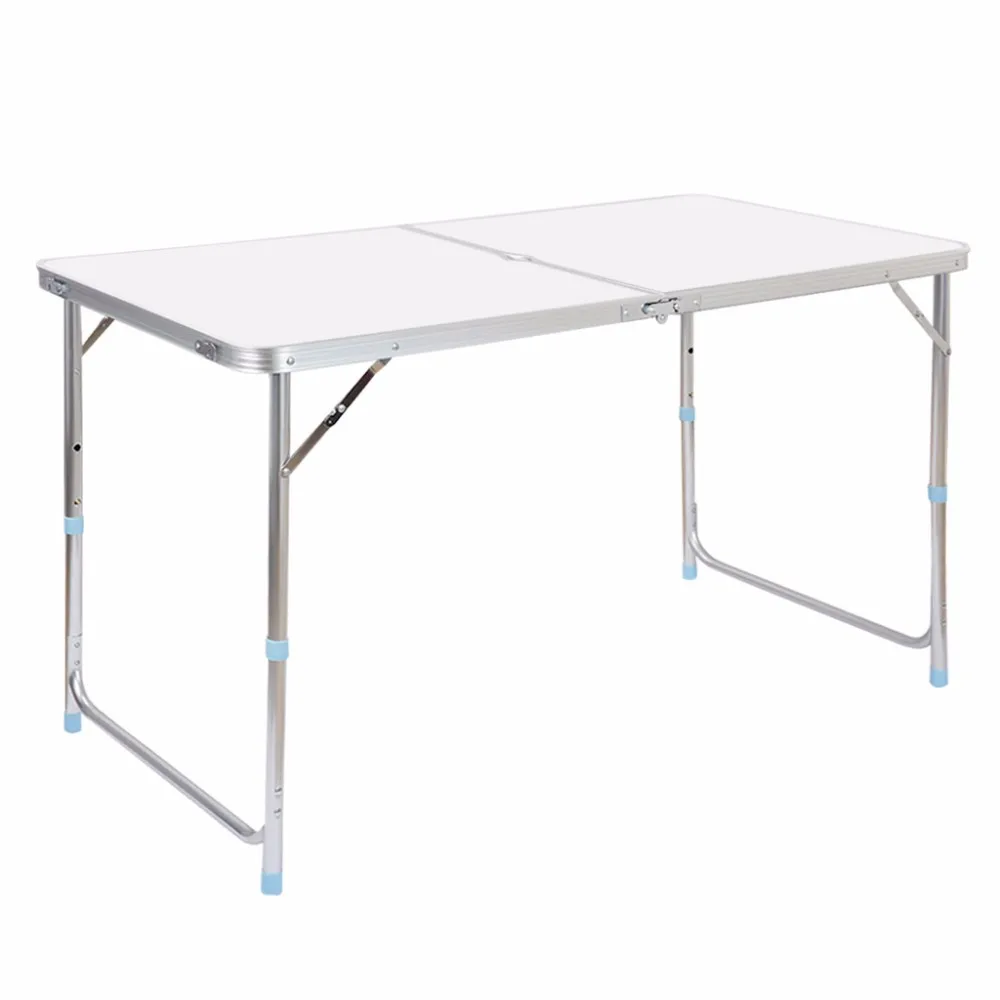 Finether Складной Открытый Стол табурет набор Сверхлегкий регулируемый по высоте алюминиевый портативный стол для столовой пикника кемпинга