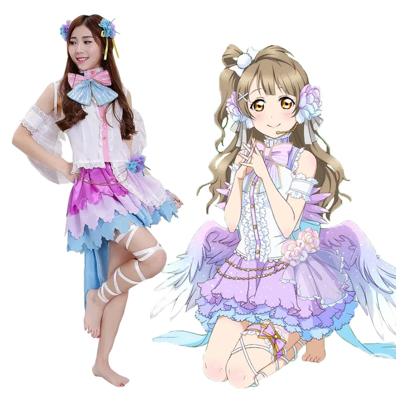 Костюм для косплея Love Live Аниме Кодори минами парик костюм на Хэллоуин платье