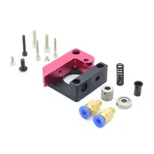 MK8 экструдер алюминиевая Левая Правая рука кронштейн часть с медной втулкой для Makerbot 3d принтер части 1,75 мм нити Боуден