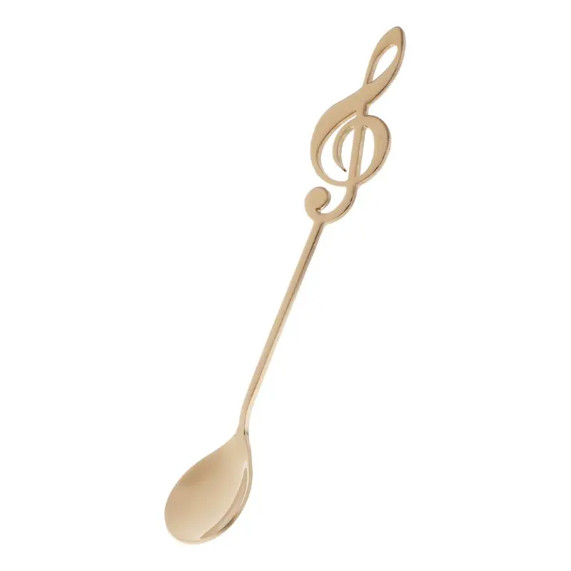 

Stainless Steel Musical Note Shape Coffee Tea Stirring Spoon Creative Cutlery Tableware Kitchen Tool