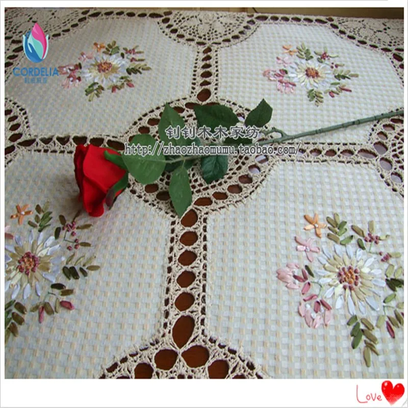 embroidery table cloth 9