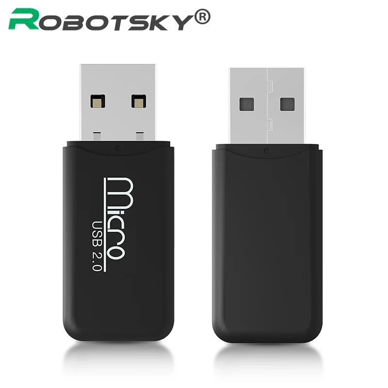 

2PCS Portable USB 2.0 High Speed 480Mbps Mini Usb 2.0 Micro SD TF Memory Card Reader Adapter