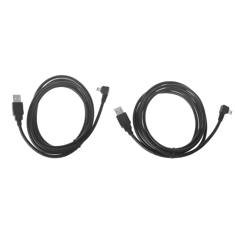 90 градусов левый/правый угол USB 2 0 A папа к Mini B 5 контактный кабель адаптера