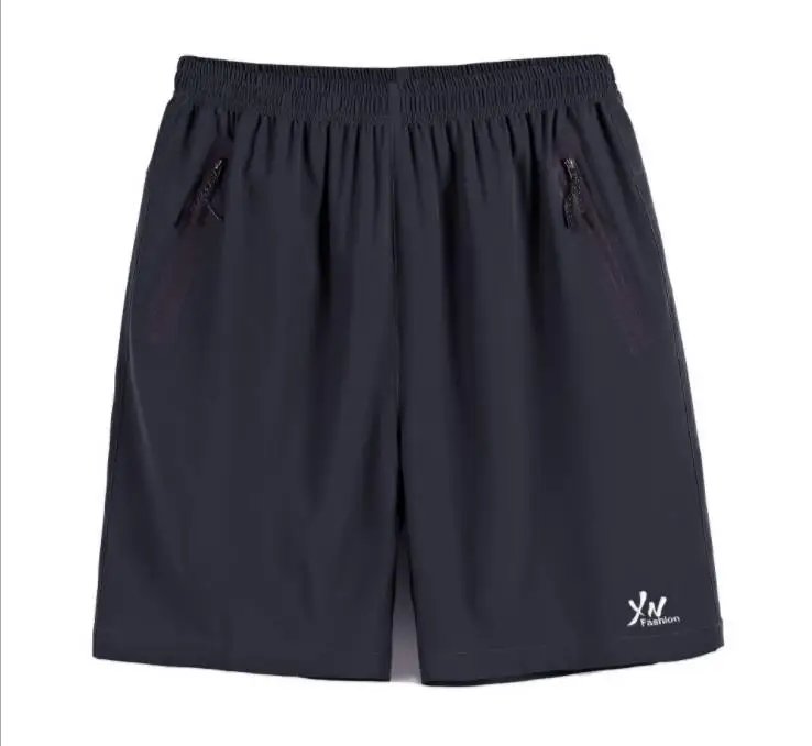 Свободные большого размера плюс XL-7XL 8XL 9XL 10XL новые профессиональные баскетбольные шорты трикотажные мужские короткие брюки Runningg для мужчин - Цвет: Серый
