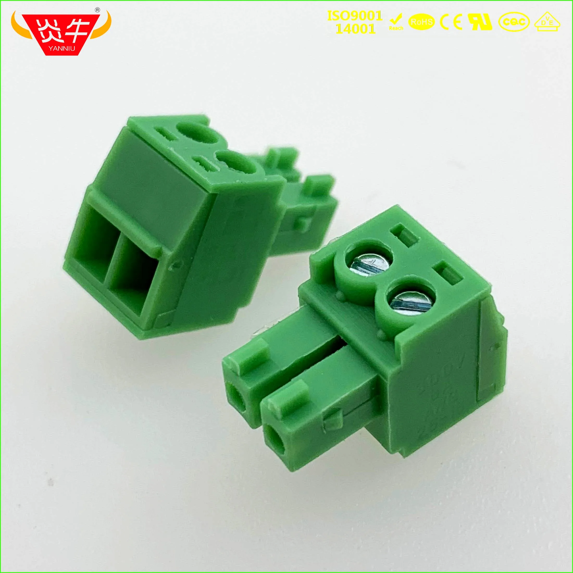 

KF2EDGK-3.81-2P FEMALE 15EDGK 3.81mm 2PIN PCB CONNECTOR PLUGGABLE SCREW THROUGH HOLE TERMINAL BlOCKS MC 1,5/ 2-ST-3,81 - 1803578