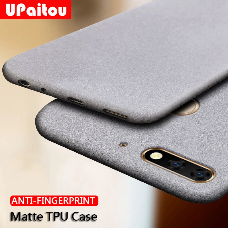 

UPaitou Case for Huawei Y6 Y7 Y5 Prime Pro Y3 Y9 2018 2017 II Anti Fingerprint Case Soft Silicone Matte Ultra Thin TPU Cover