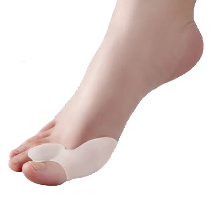 2Pcs=1Pair Silicone Toes Separator Bunion Bone Ectropion Adjuster Toes Outer Appliance Foot Care Tools Hallux Valgus Corrector