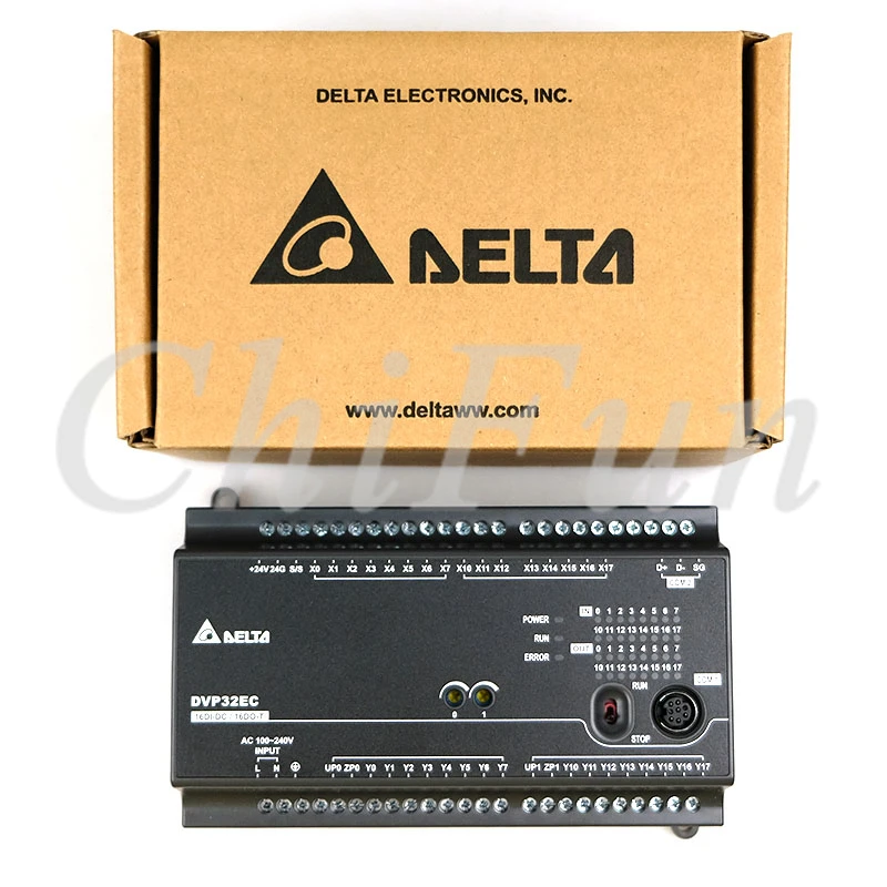 Delta ПЛК промышленная плата управления DVP32EC00T3 транзисторный выходной модуль 16DI 16DO в коробке