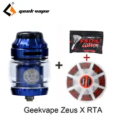 100% Оригинальные Geekvape Zeus X RTA 4,5 мл бак с 810 капельный наконечник распылитель rta электронный сигаретный бак vs zeus RTA zeus двойной