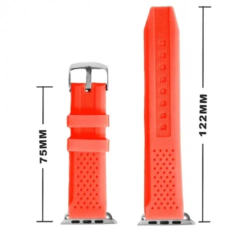 38mm Silicone Watch Band Replacement for Apple iWatch WB1101H38JB