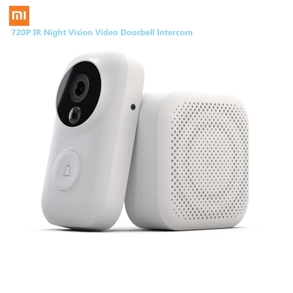 

Xiaomi AI Face Identification 720P IR Night Vision Video Doorbell Set Motion Detection SMS Push Intercom Free Cloud Storage