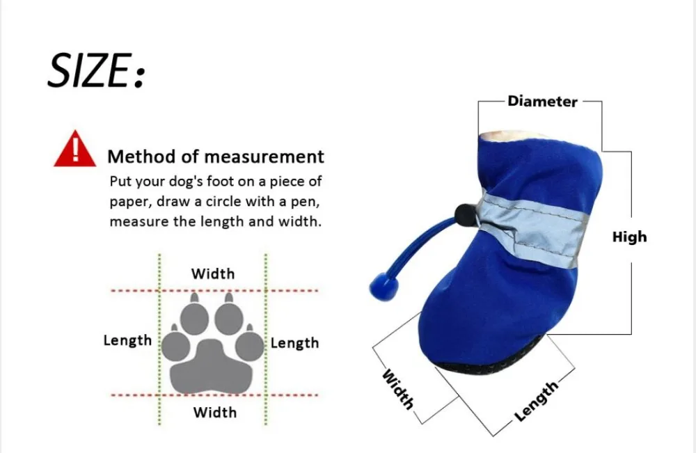 4 шт. Водонепроницаемая Обувь для собак Нескользящие сапоги Светоотражающие носки для дождя теплые кроссовки защита лап для маленьких щенков, кошек, собак